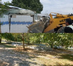 قلع و قمع ساخت و ساز‌های غیر مجاز در اراضی کشاورزی سلسله