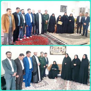 تجلیل از خانواده معظم شهدا در الشتر بمناسبت روز شهید