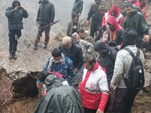 پیکر بی‌جان مردی میان‌سال که در ارتفاعات کوه‌های خرگوش‌ناب مفقود شده بود،  پیدا شد