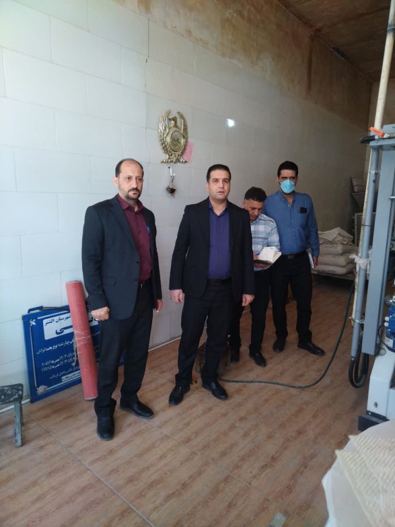 گشت و نظارت بر خبازیهای الشتر