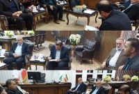 دیدار صمیمانه امام جمعه محترم شهرستان، رئیس شورا و اعضای شورای اسلامی شهر با رئیس جدید بازرسی استان لرستان