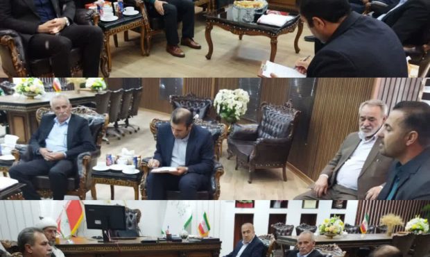 دیدار صمیمانه امام جمعه محترم شهرستان، رئیس شورا و اعضای شورای اسلامی شهر با رئیس جدید بازرسی استان لرستان