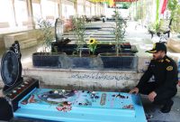 تجدید میثاق فرمانده جدید انتظامی خرم‌آباد با شهدا