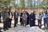 عطر افشانی و غبار روبی گلزار شهدای الشتر