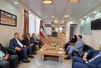 دیدار فرماندار با هیئت امنای بنیاد خیریه دکتر حاج علی دولتشاهی در لرستان