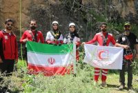 صعود نمادین تیم‌های کوهستان هلال‌احمر سلسله به ارتفاعات کهمان